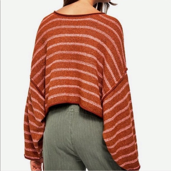 Free People Bardot Drop Shoulder Sweater - Picture 2 of 8